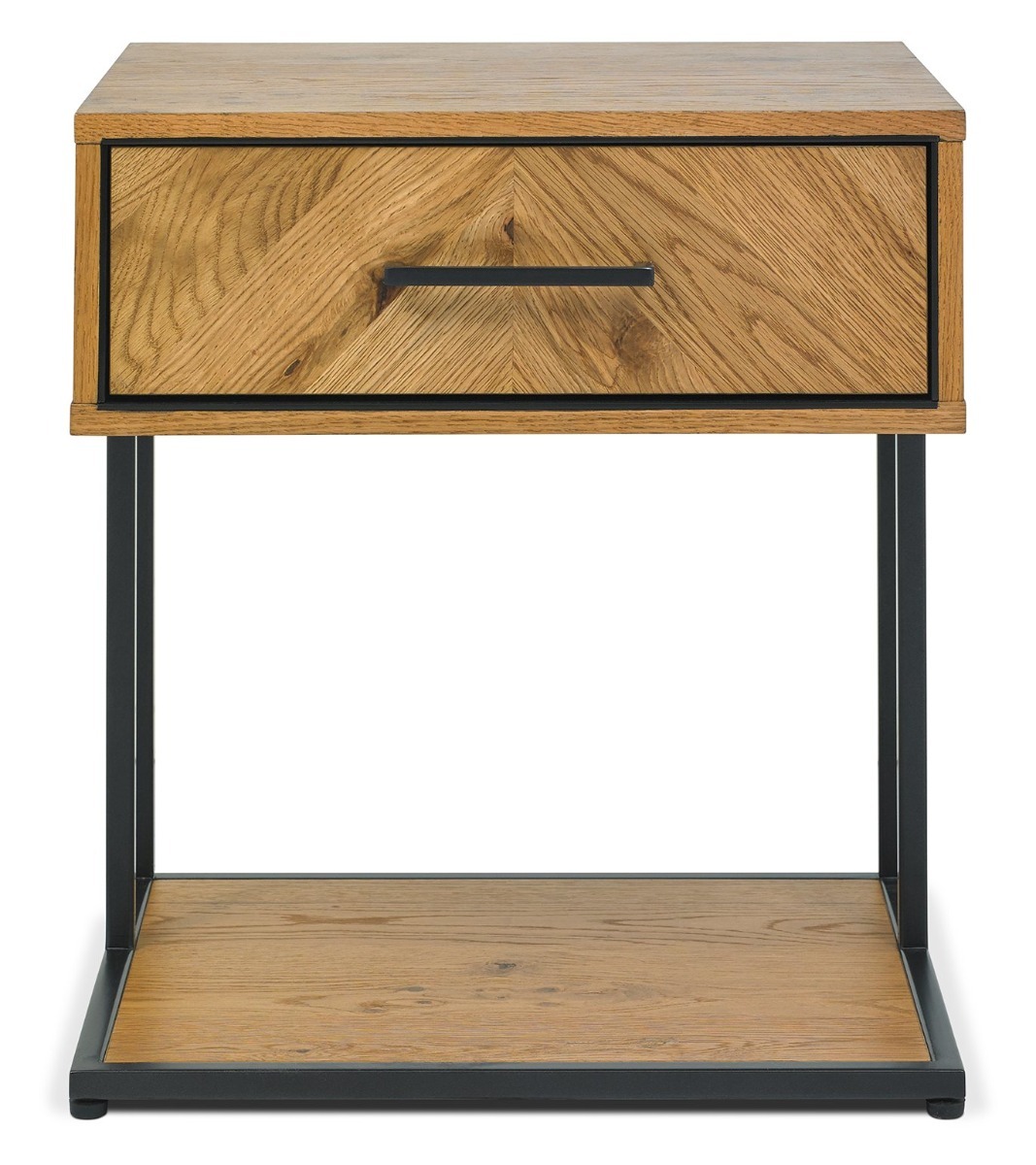 Riva Rustic Oak 1 Drawer Nightstand | Style Our Home