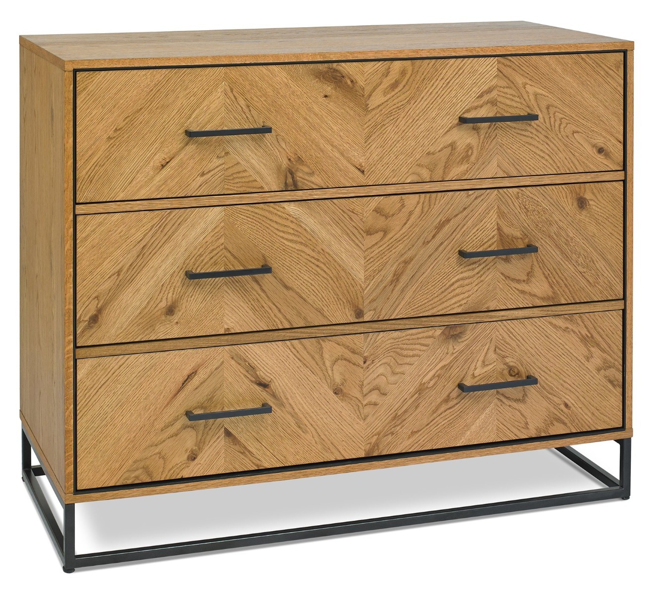 Riva Rustic Oak 3 Drawer Chest | Style Our Home