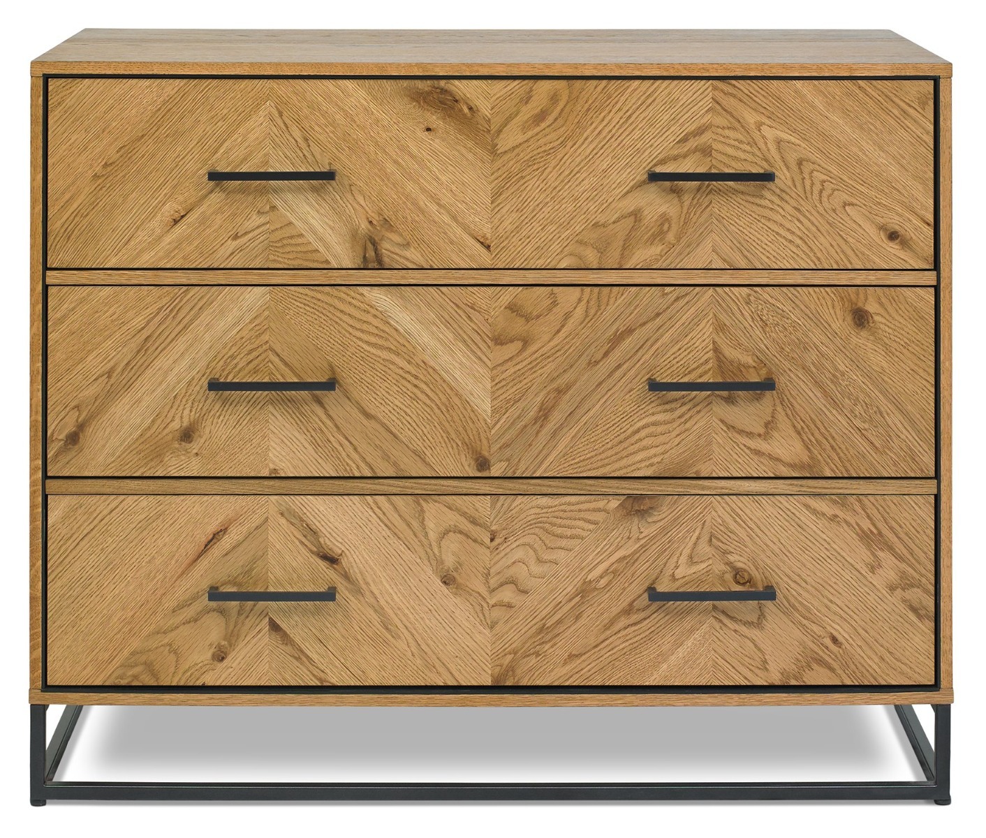 Riva Rustic Oak 3 Drawer Chest | Style Our Home