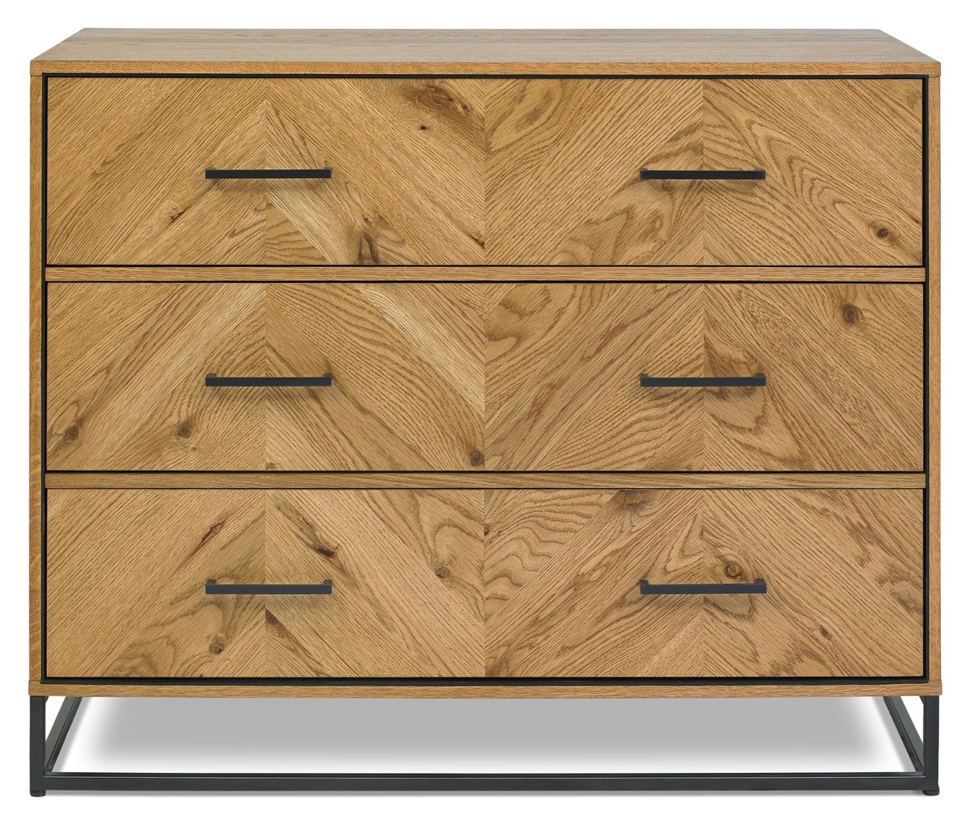 Riva Rustic Oak 3 Drawer Chest | Style Our Home