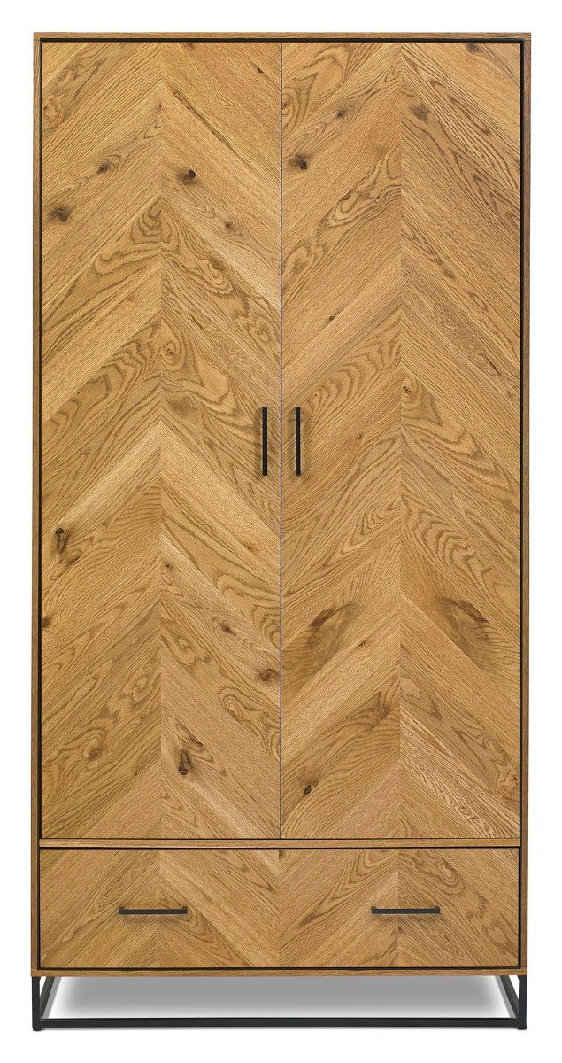 Riva Rustic Oak Double Wardrobe | Style Our Home