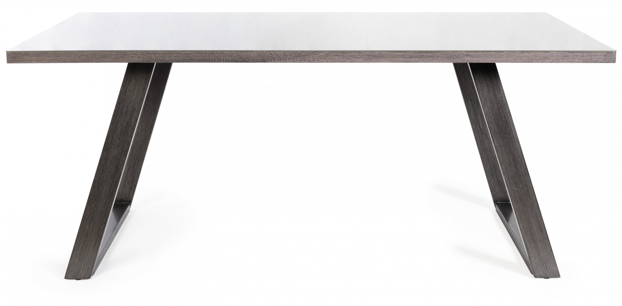 Hirst Grey Painted Glass 6 Seater Table & 6 Fontana Grey Velvet Chairs by Bentley Designs | Style Our Home