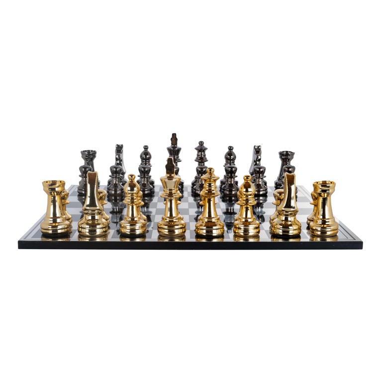 Chessboard Saray (Black/gold) by  Richmond Interiors | Style Our Home