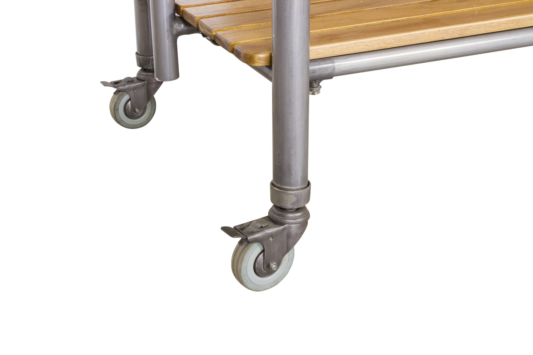 Live Edge Kitchen Island with Pot Rack by Monologue | Style Our Home