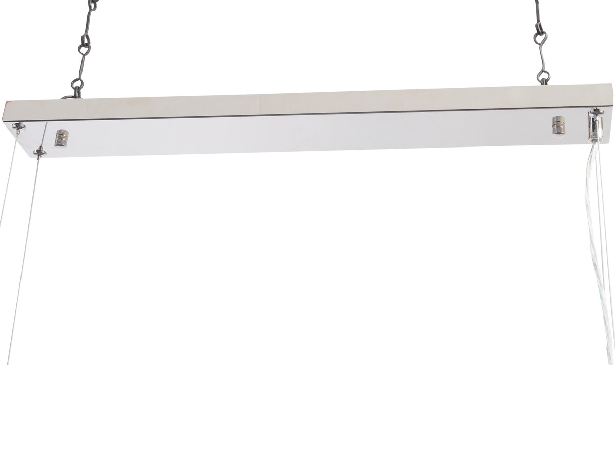 Venus Nickel Rectangular Chandelier  By Libra | Style Our Home