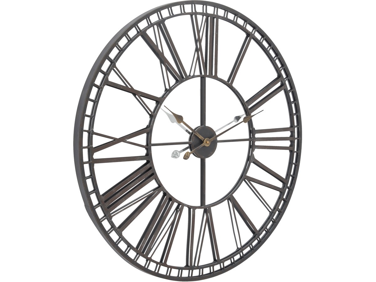 Skeleton Mirror Wall Clock By Libra | Style Our Home