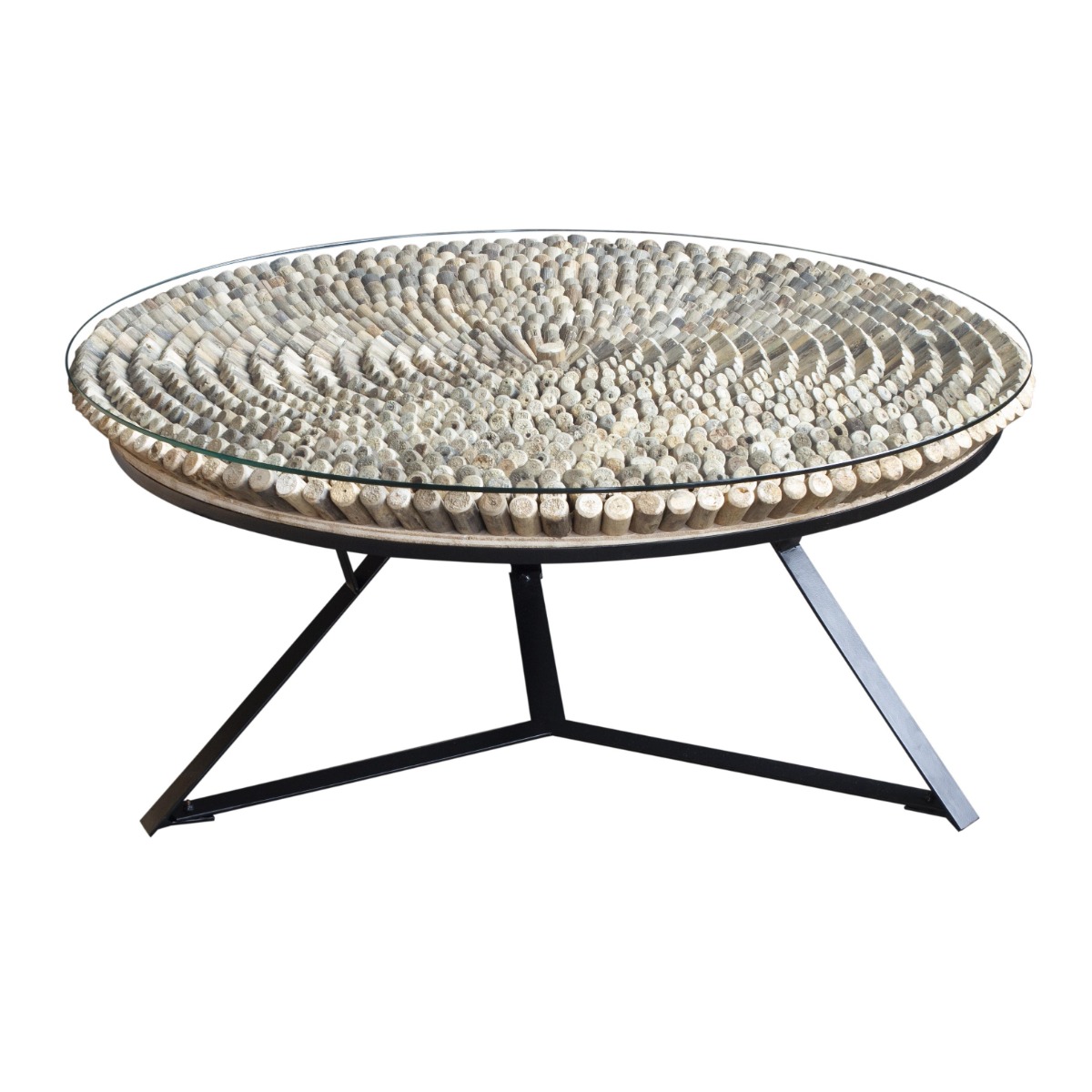 Iowa round coffee table by Monologue | Style Our Home