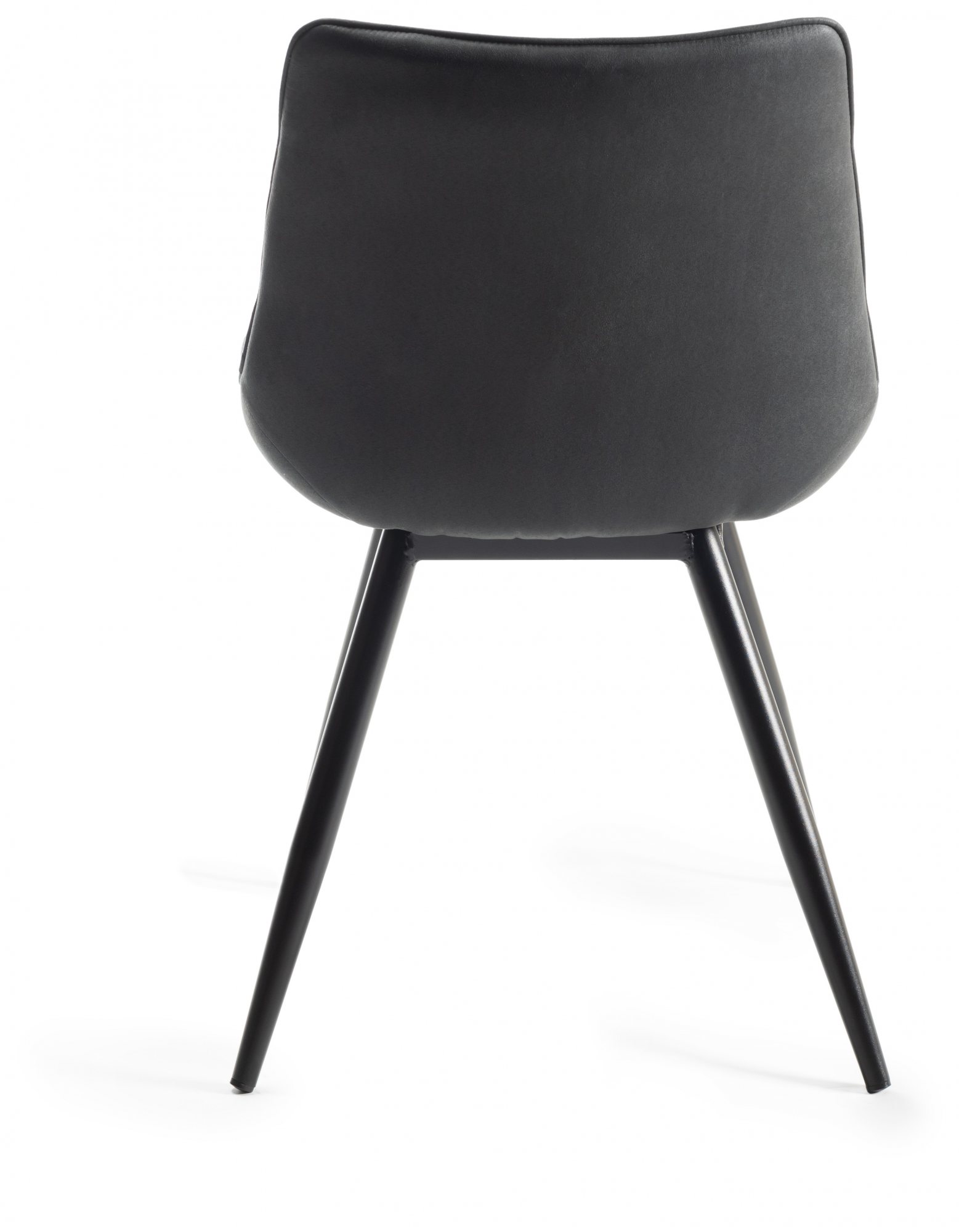 Tivoli Weathered Oak 4-6 Seater Table & 4 Seurat Dark Grey Faux Suede Fabric Chairs by Bentley Designs | Style Our Home