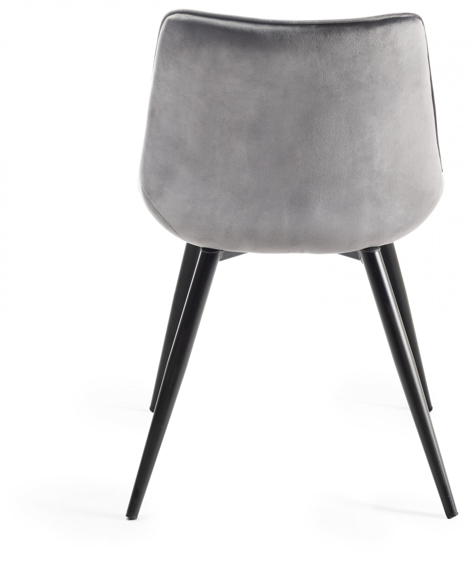 Tivoli Weathered Oak 4-6 Seater Table & 4 Seurat Grey Velvet Chairs by Bentley Designs | Style Our Home