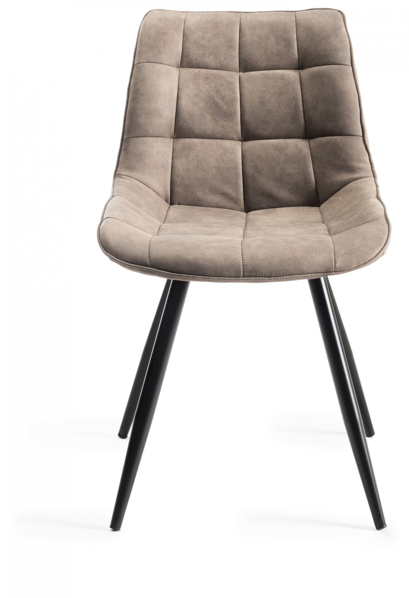 Tivoli Weathered Oak 4-6 Seater Table & 4 Seurat Tan Faux Suede Fabric Chairs by Bentley Designs | Style Our Home
