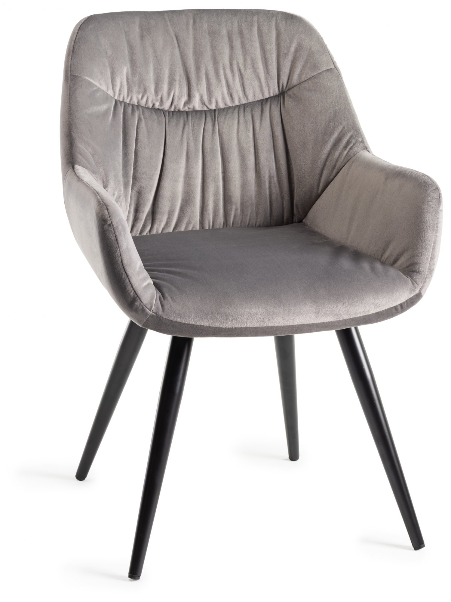 Tivoli Weathered Oak 6-8 Seater Table & 6 Dali Grey Velvet Chairs by Bentley Designs | Style Our Home