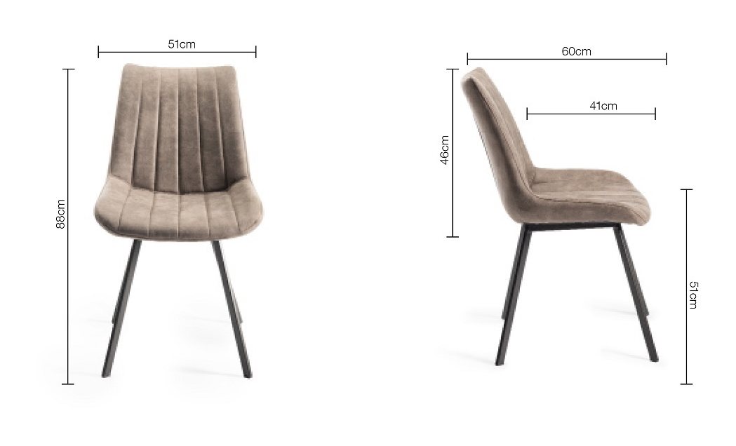 Turin Light Oak 6-10 Seater Table & 8 Fontana Tan Faux Suede Fabric Chairs by Bentley Designs | Style Our Home
