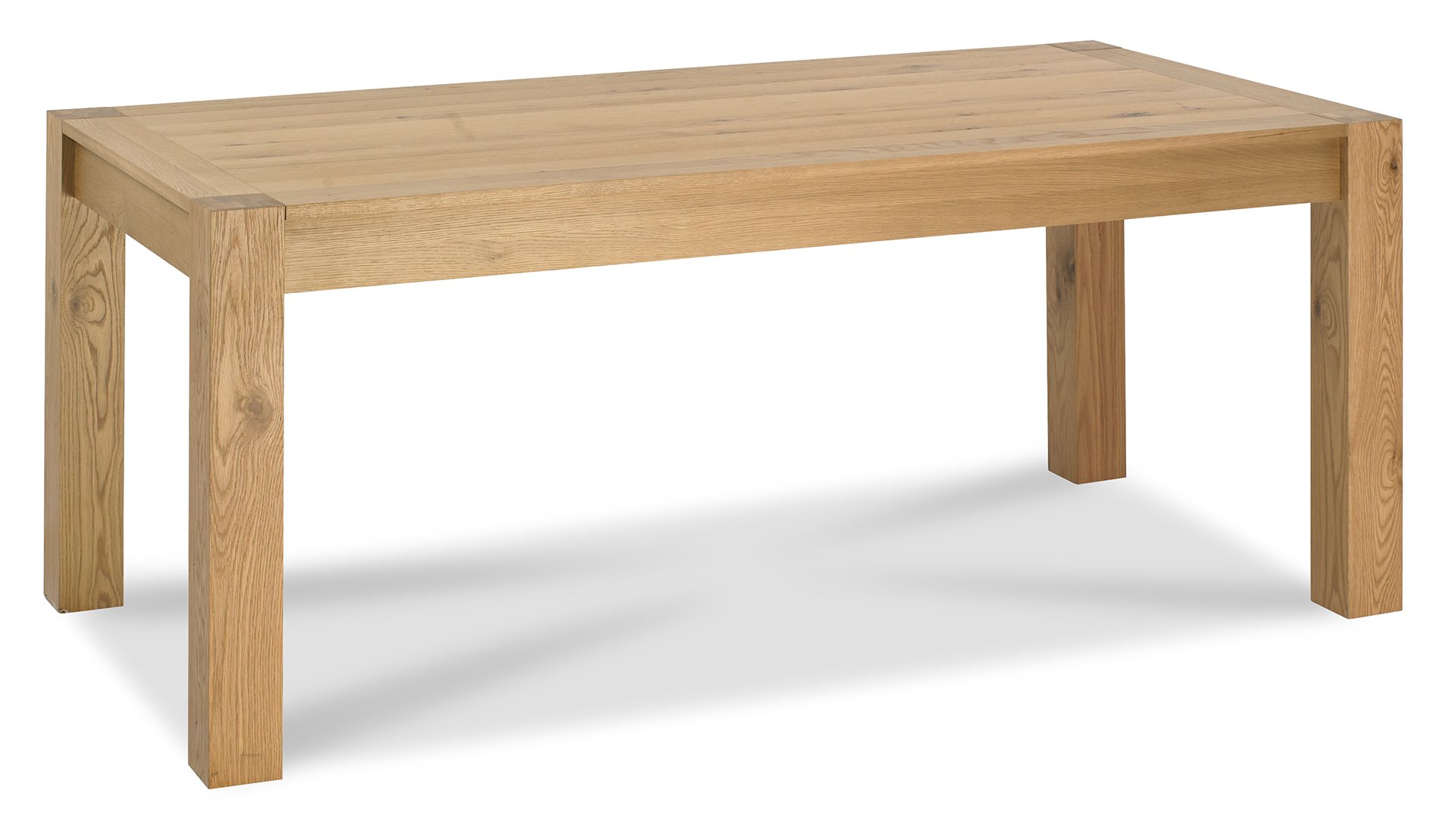 Turin Light Oak 6-10 Seater Table & 8 Fontana Tan Faux Suede Fabric Chairs by Bentley Designs | Style Our Home