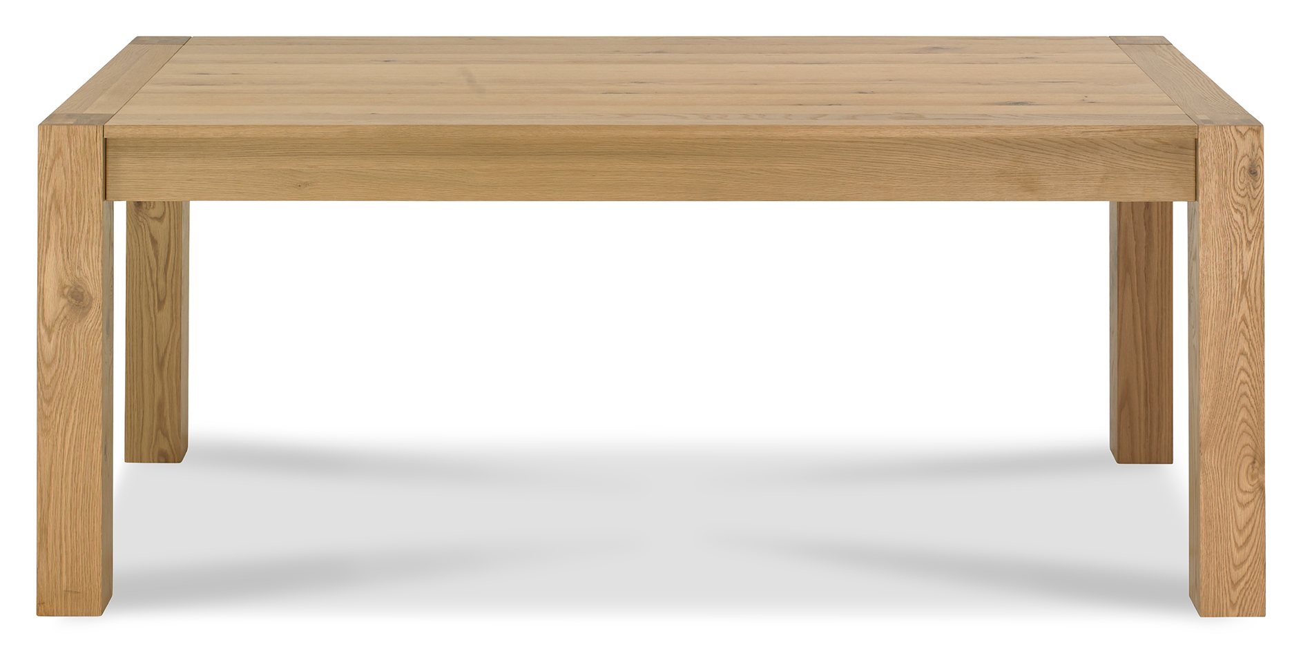 Turin Light Oak Large 6-8 Seater Table & 6 Dali Grey Velvet Chairs by Bentley Designs | Style Our Home