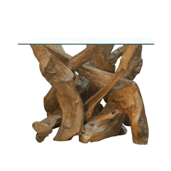 Layla Branchwood Square Lamp Table by Monologue | Style Our Home