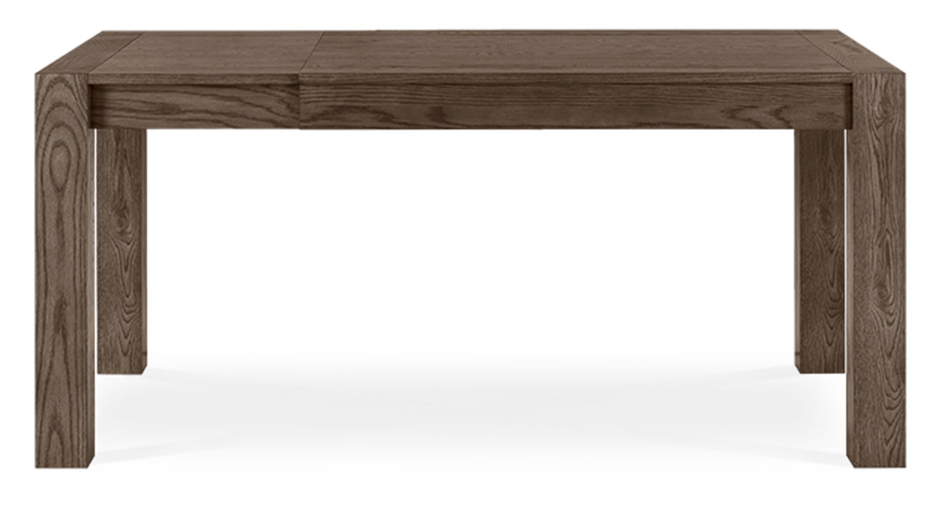 Turin Dark Oak 4-6 Seater Table & 4 Dali Grey Velvet Chairs by Bentley Designs | Style Our Home