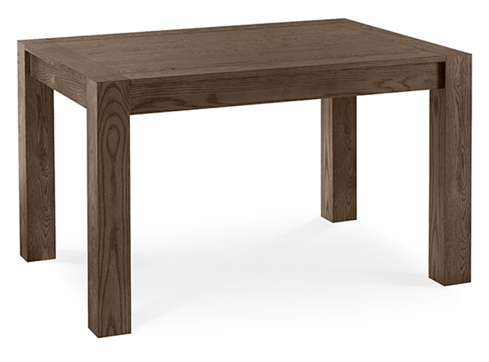 Turin Dark Oak 4-6 Seater Table & 4 Fontana Grey Velvet Chairs by Bentley Designs | Style Our Home