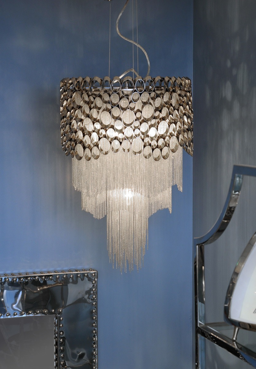 Venus Nickel Chandelier  By Libra | Style Our Home