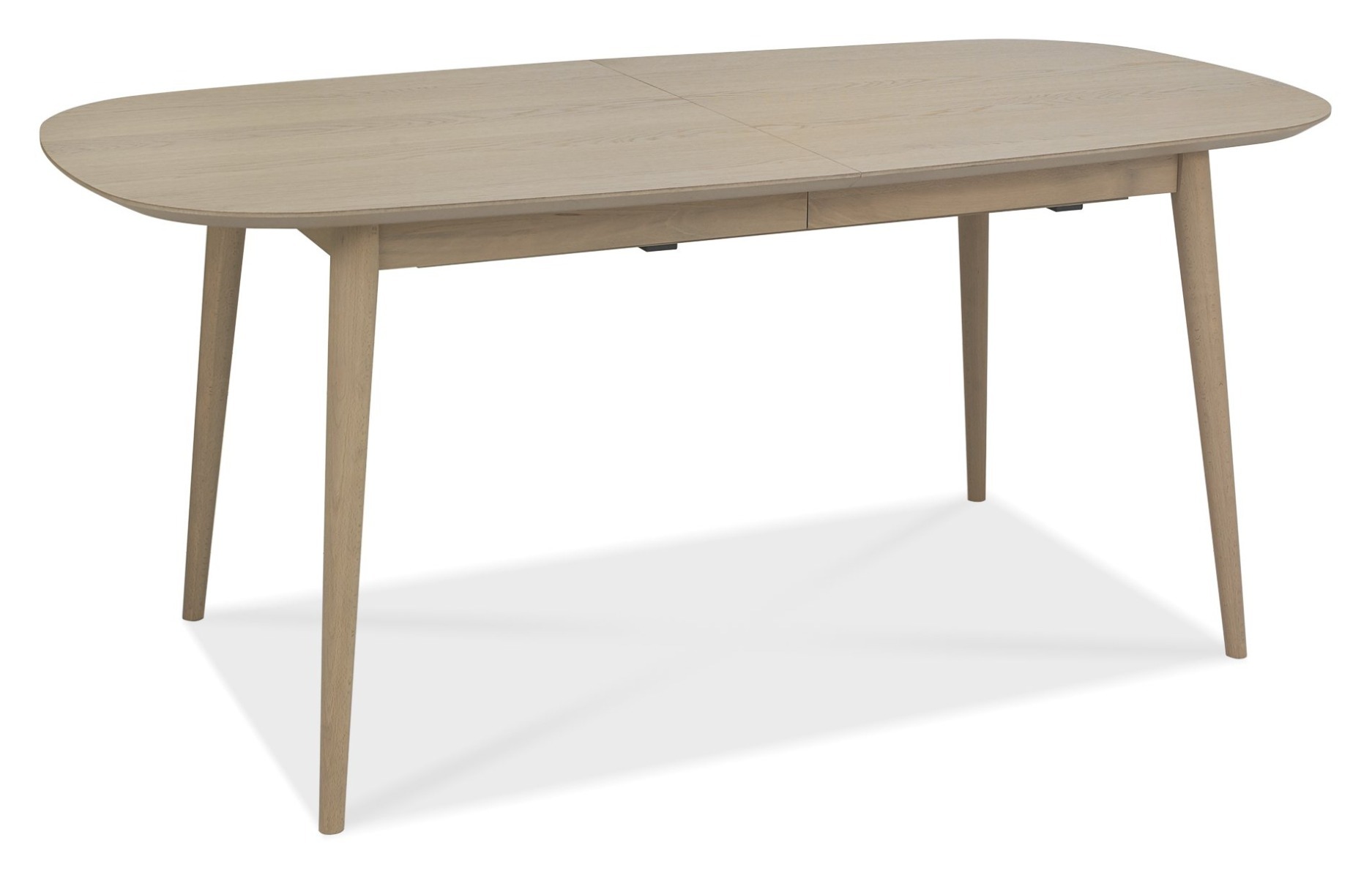 Dansk Scandi Oak 6-8 Seater Dining Table & 6 Eriksen Mustard Velvet Fabric Chairs with Grey Rustic Oak Effect Legs