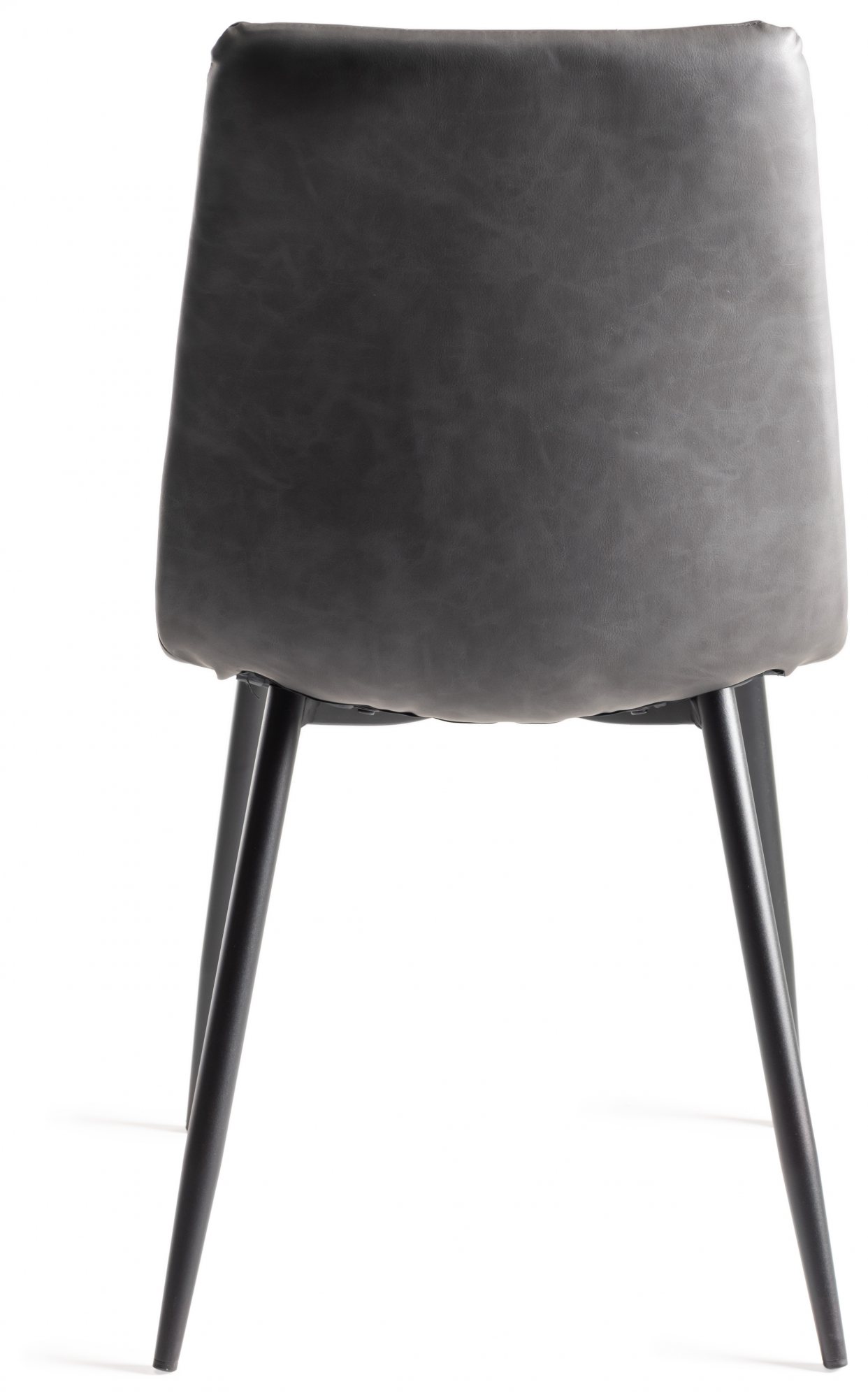 Tivoli Weathered Oak 4-6 Seater Table & 4 Mondrian Dark Grey Faux Leather Chairs by Bentley Designs | Style Our Home