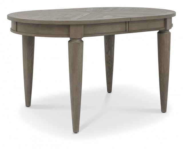 Monroe Silver Grey 4-6 Seater Dining Table & 4 Monroe Silver Grey Upholstered Chairs in Slate Grey Fabric by Bentley Designs | Style Our Home