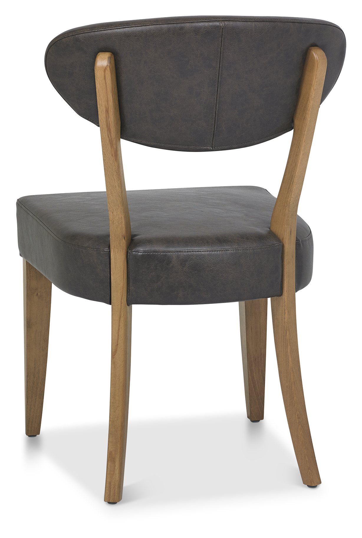 Ellipse Rustic Oak 6 Seater Table & 6 Ellipse Upholstered Chairs in Old West Vintage by Bentley Designs | Style Our Home