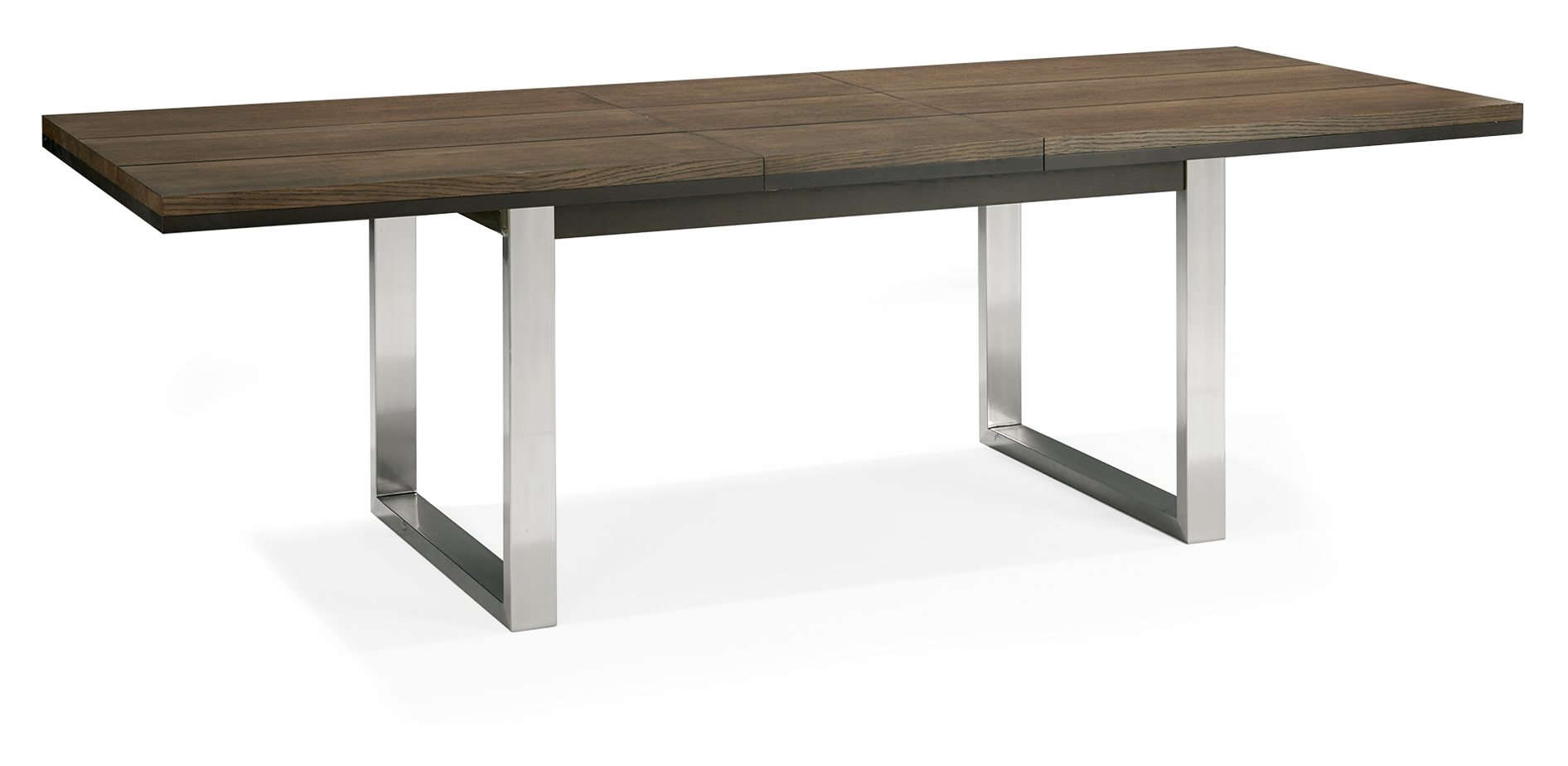 Tivoli Dark Oak 6-8 Seater Table & 8 Cantilever Chairs in Dark Blue Velvet by Bentley Designs | Style Our Home