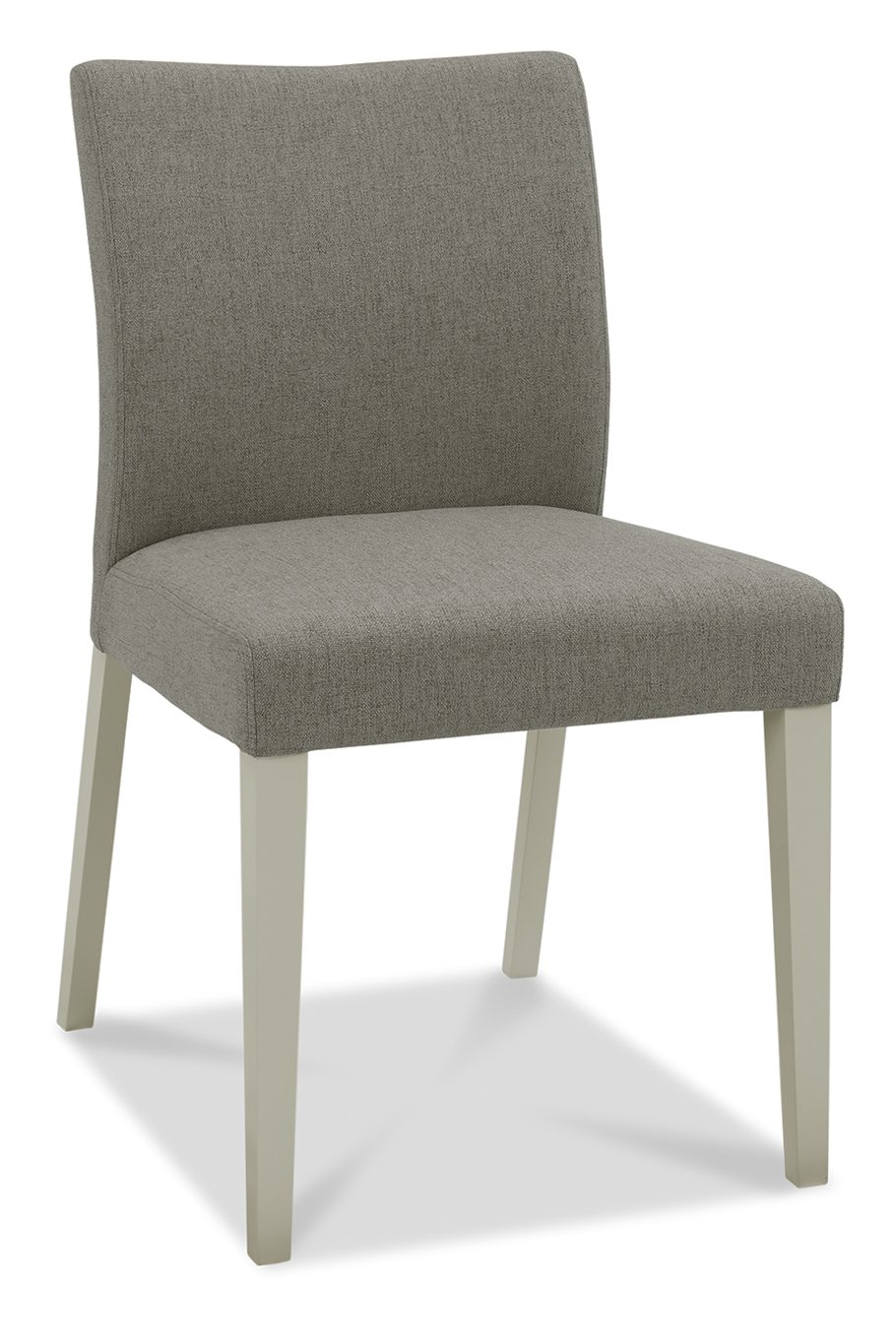 Bergen Grey Washed Oak 2-4 Seater Table & 4 Chairs in Titanium Fabric by Bentley Designs | Style Our Home