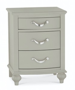 Montreux Urban Grey 3 Drawer Nightstand - Style Our Home