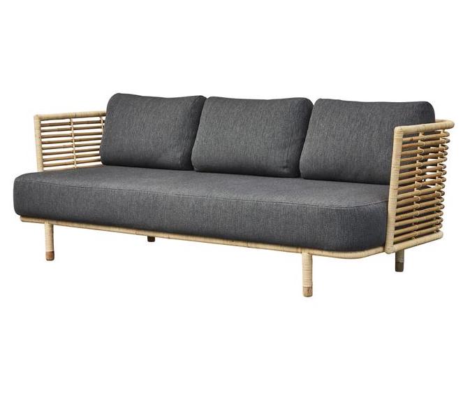 Sense 3-Seater Sofa Frame by Cane-line | Style Our Home