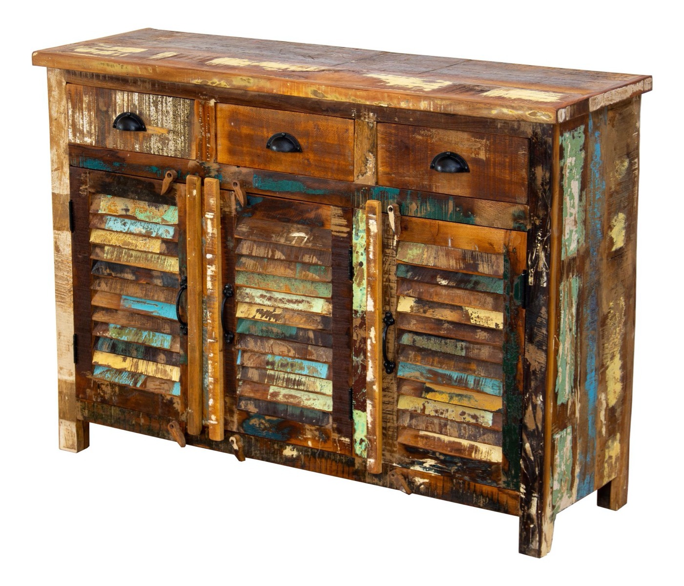 Marine Reclaimed 3 Drawer Sideboard | Style Our Home