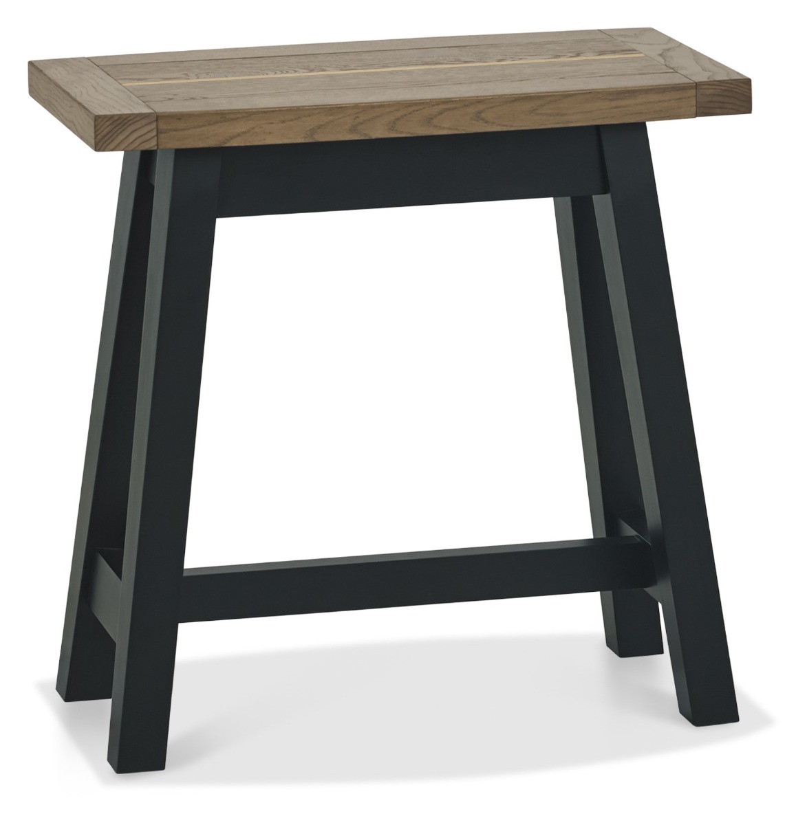 Camden Weathered Oak & Peppercorn Side Table by Bentley Designs | Style Our Home