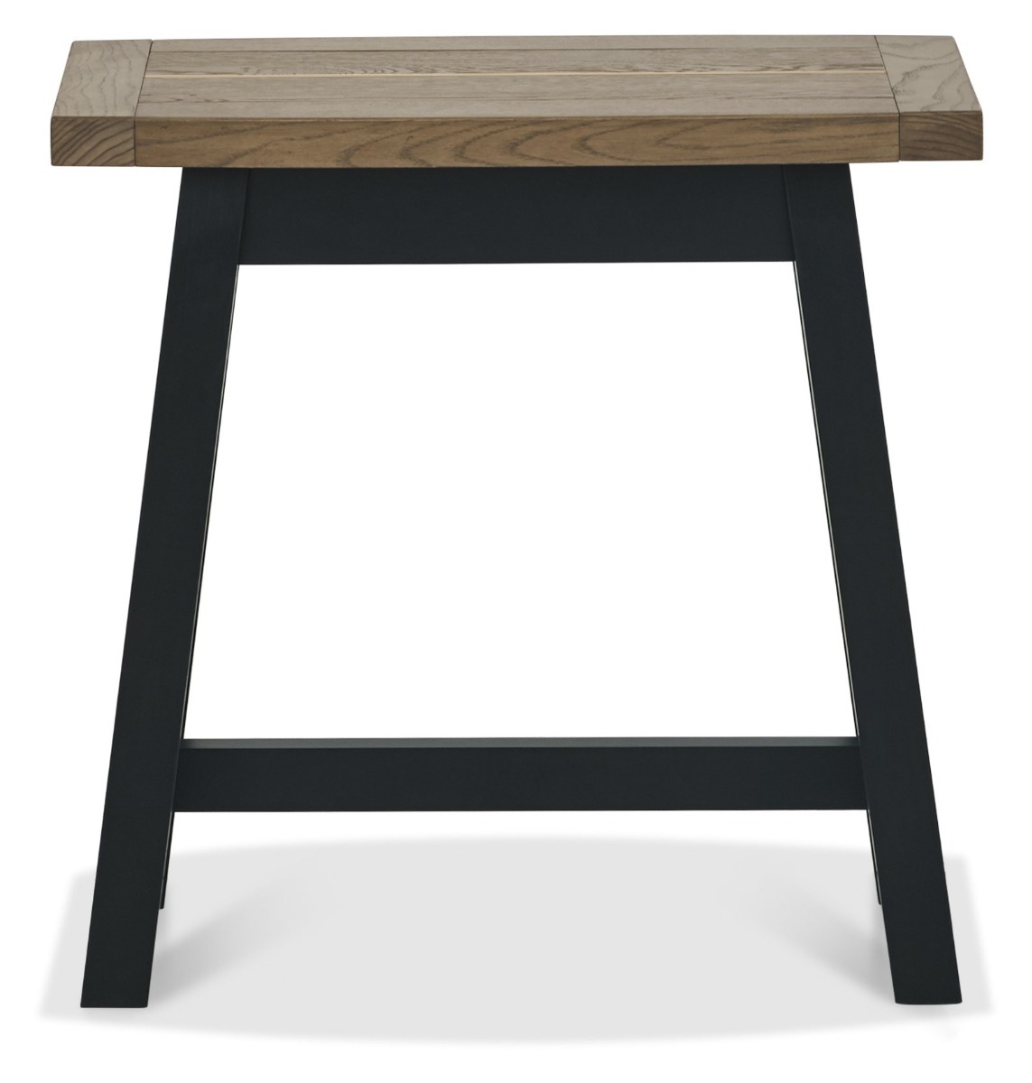 Camden Weathered Oak & Peppercorn Side Table by Bentley Designs | Style Our Home