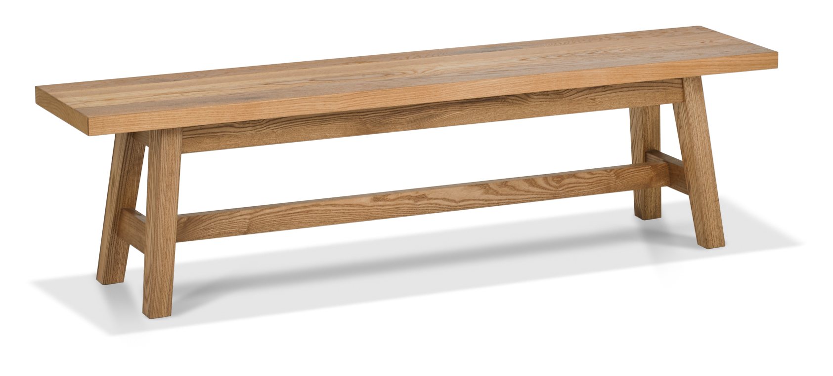 Camden Rustic Oak Small Bench by Bentley Designs | Style Our Home