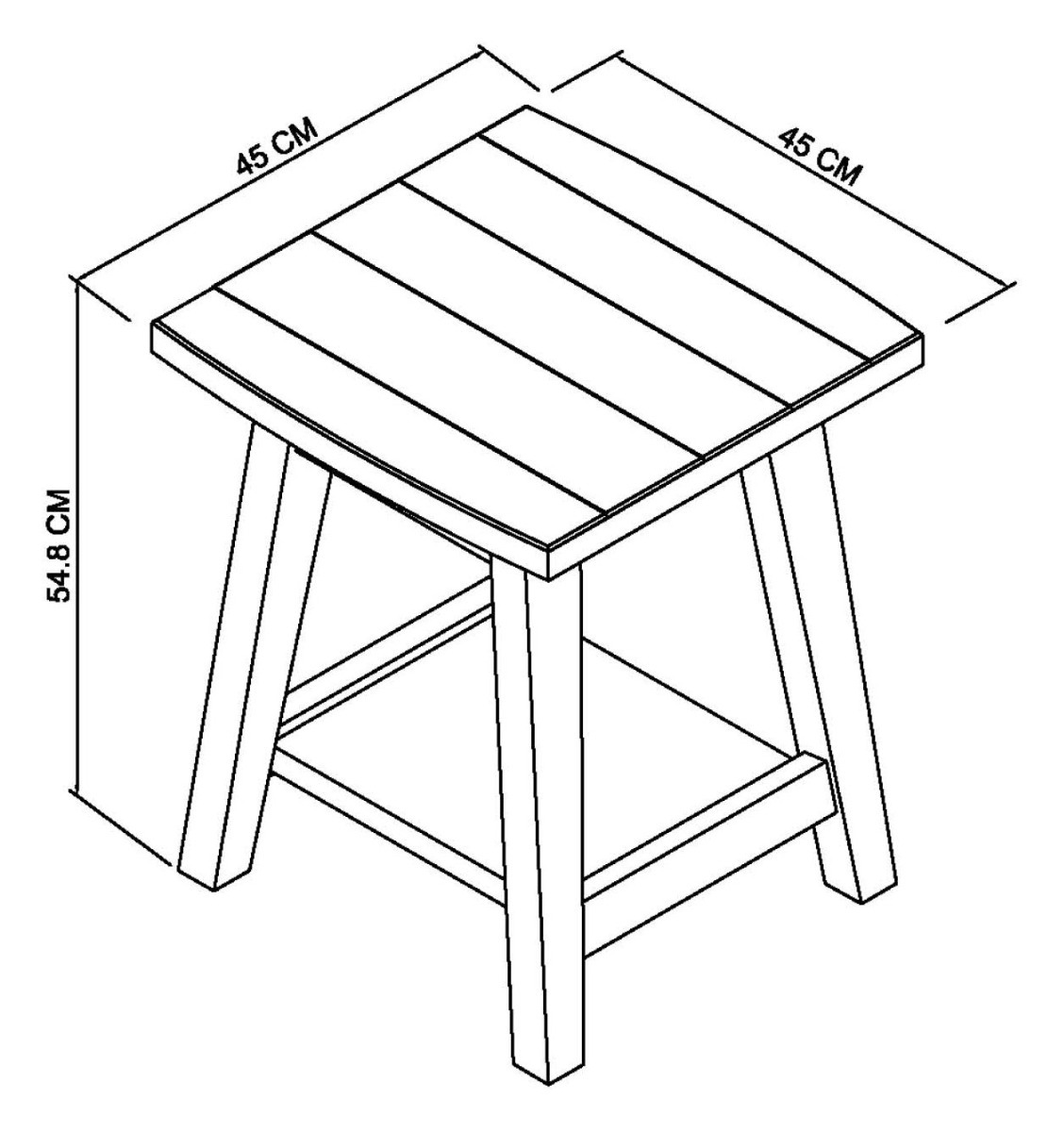 Camden Rustic Oak Lamp Table by Bentley Designs | Style Our Home