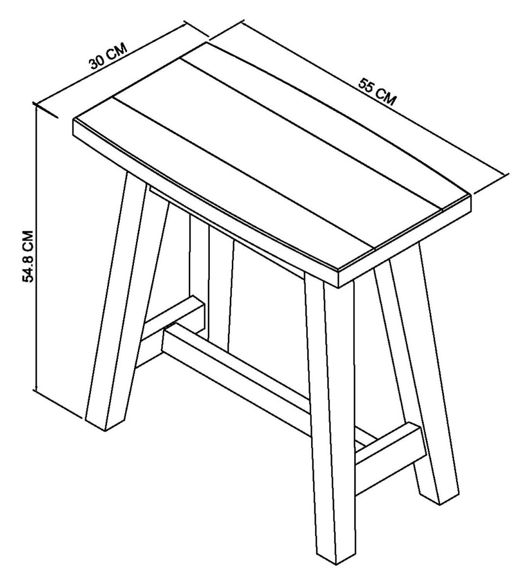 Camden Rustic Oak Side Table by Bentley Designs | Style Our Home