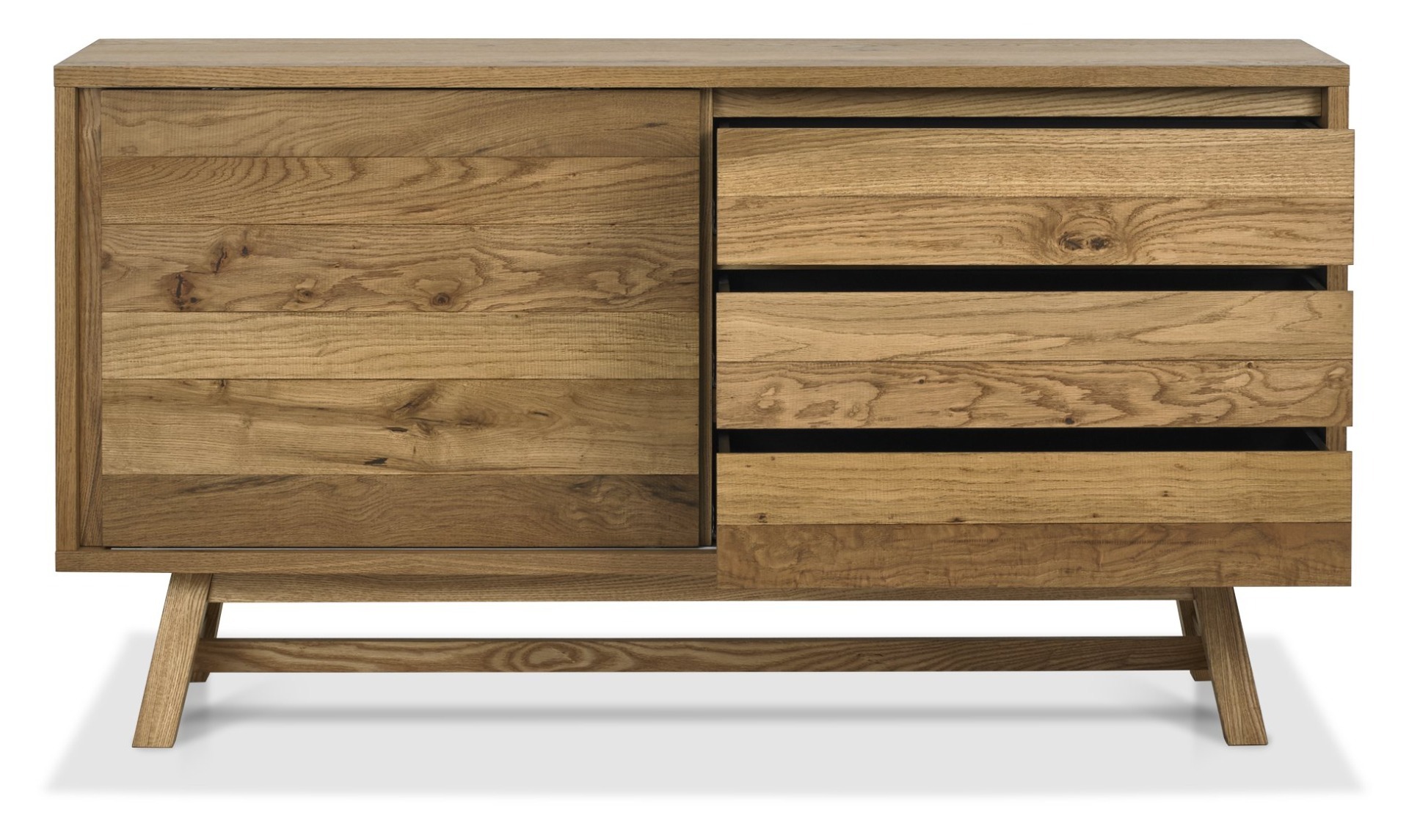 Camden Rustic Oak Wide Sideboard by Bentley Designs | Style Our Home