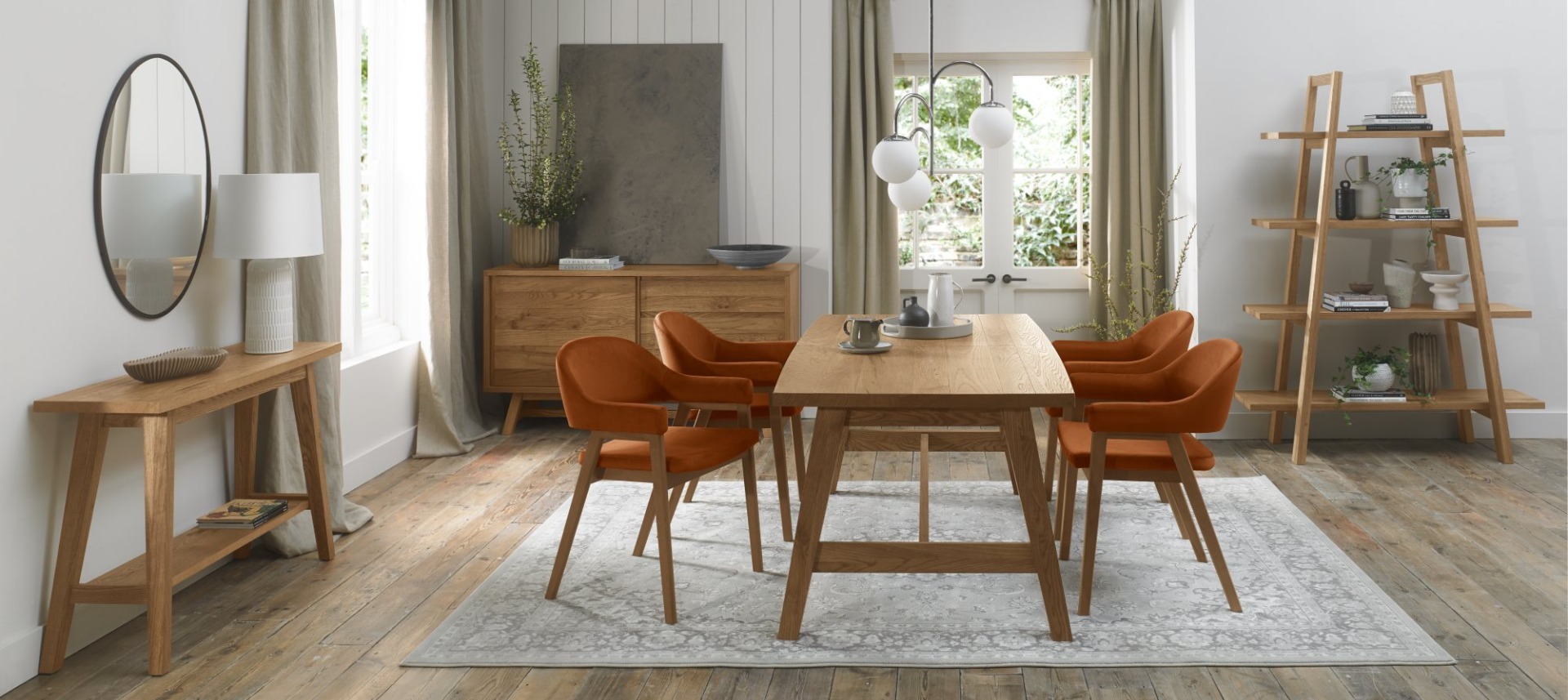 Camden Rustic Oak Wide Sideboard by Bentley Designs | Style Our Home