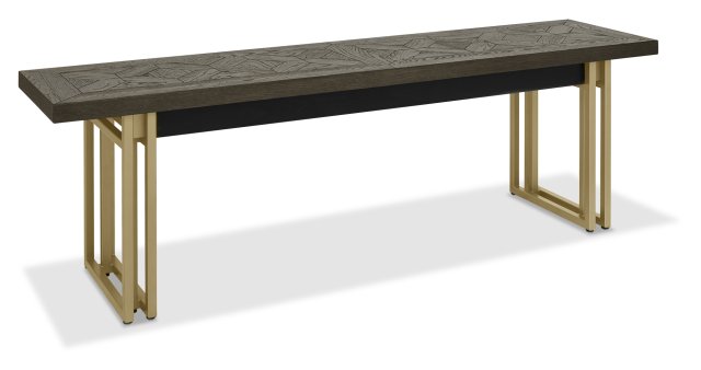 Athena Fumed Oak Wooden Bench by Bentley Designs | Style Our Home