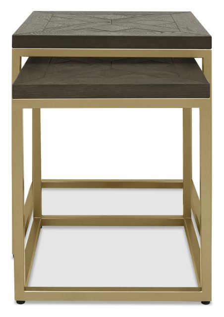 Athena Fumed Oak Nest of Tables by Bentley Designs | Style Our Home