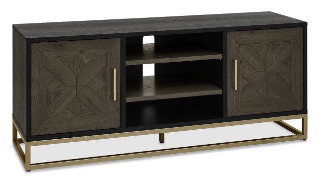 Athena Fumed Oak Entertainment Unit by Bentley Designs | Style Our Home