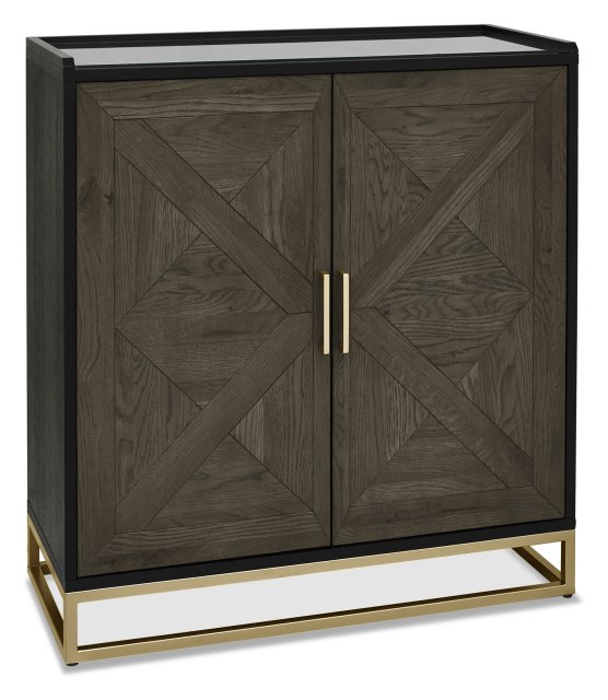 Athena Fumed Oak Drinks Cabinet by Bentley Designs | Style Our Home