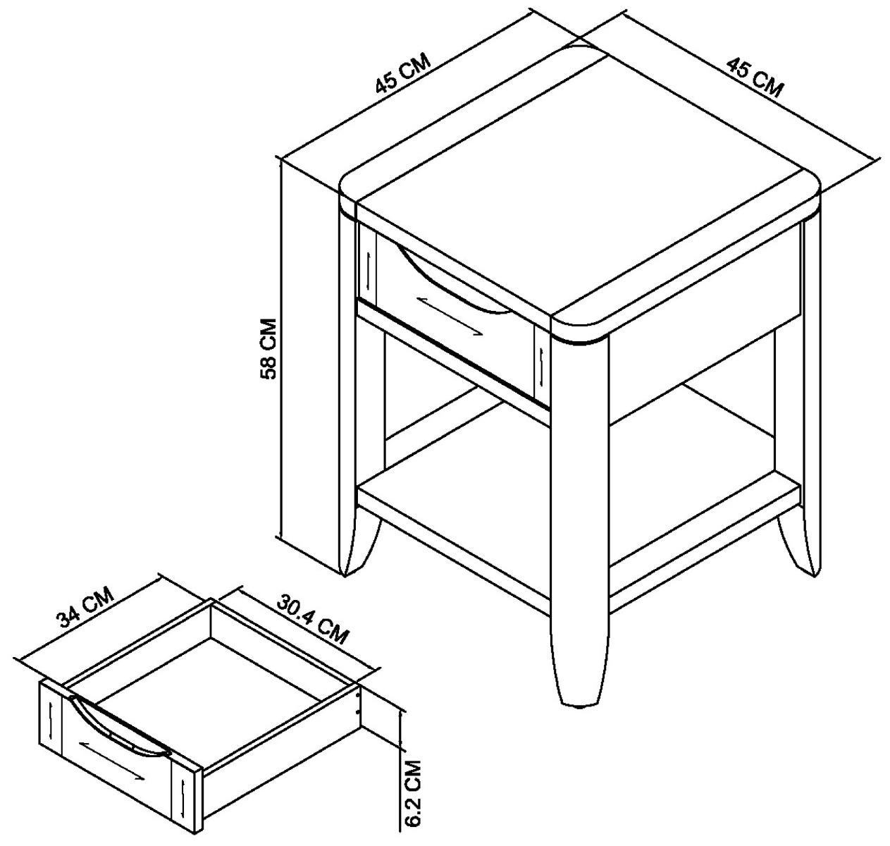 Chester Oak Lamp Table by Bentley Designs | Style Our Home
