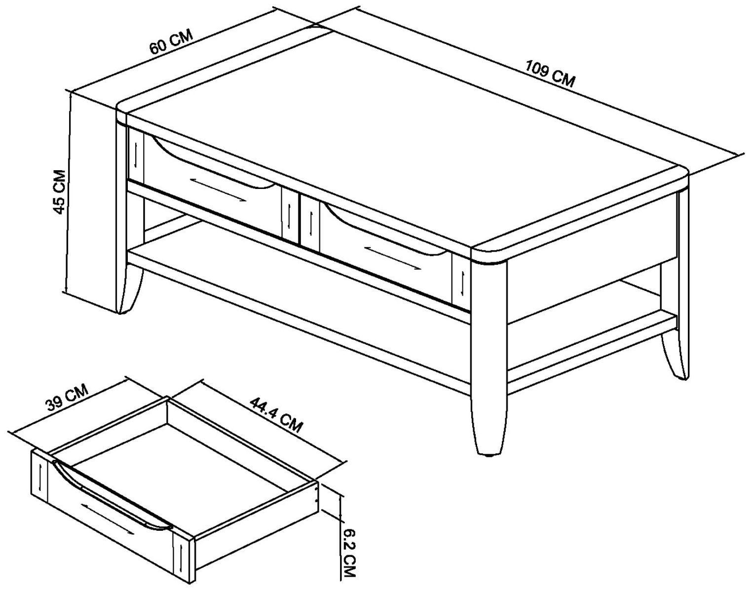 Chester Oak Coffee Table by Bentley Designs | Style Our Home
