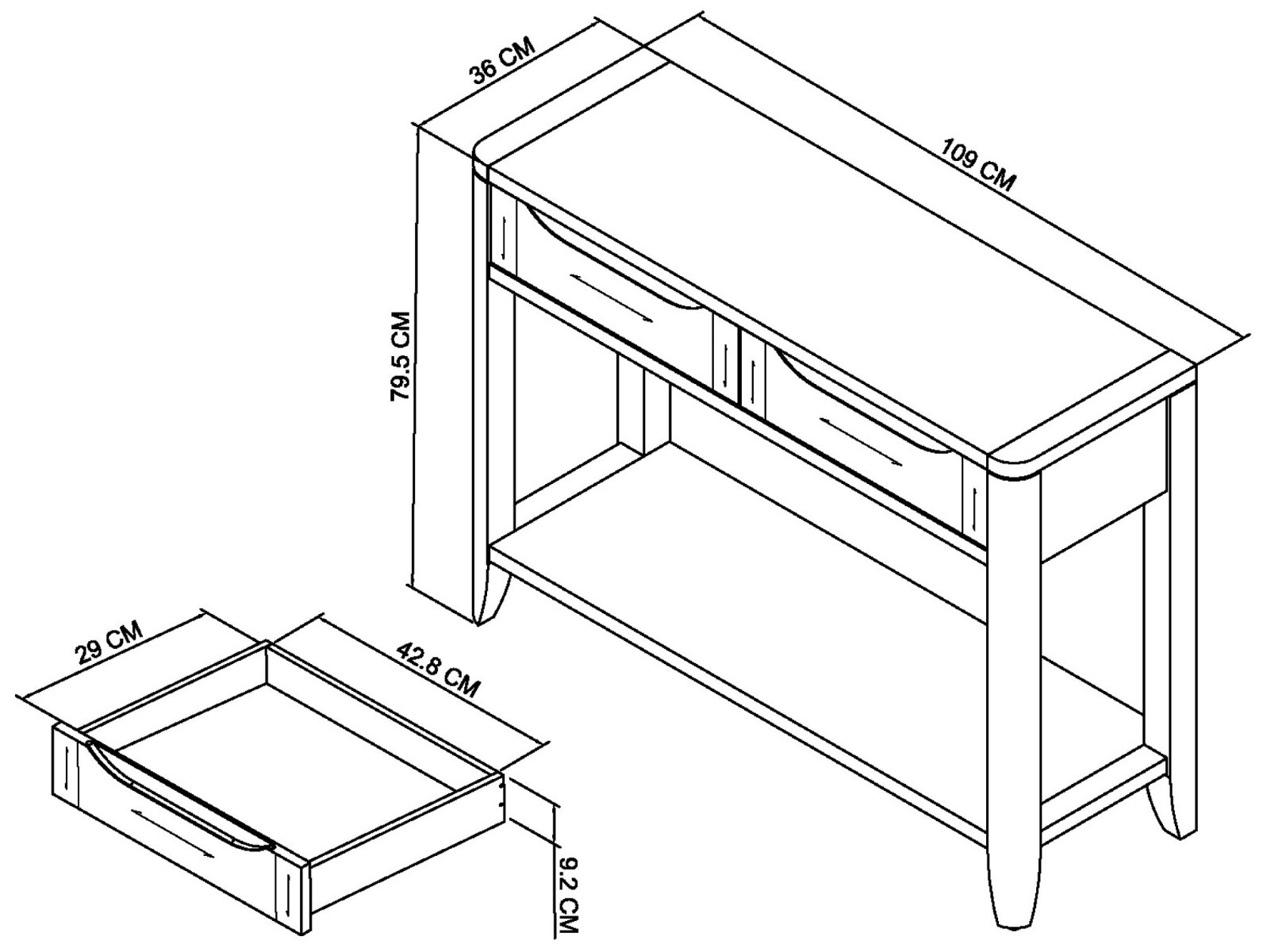 Chester Oak Console Table by Bentley Designs | Style Our Home
