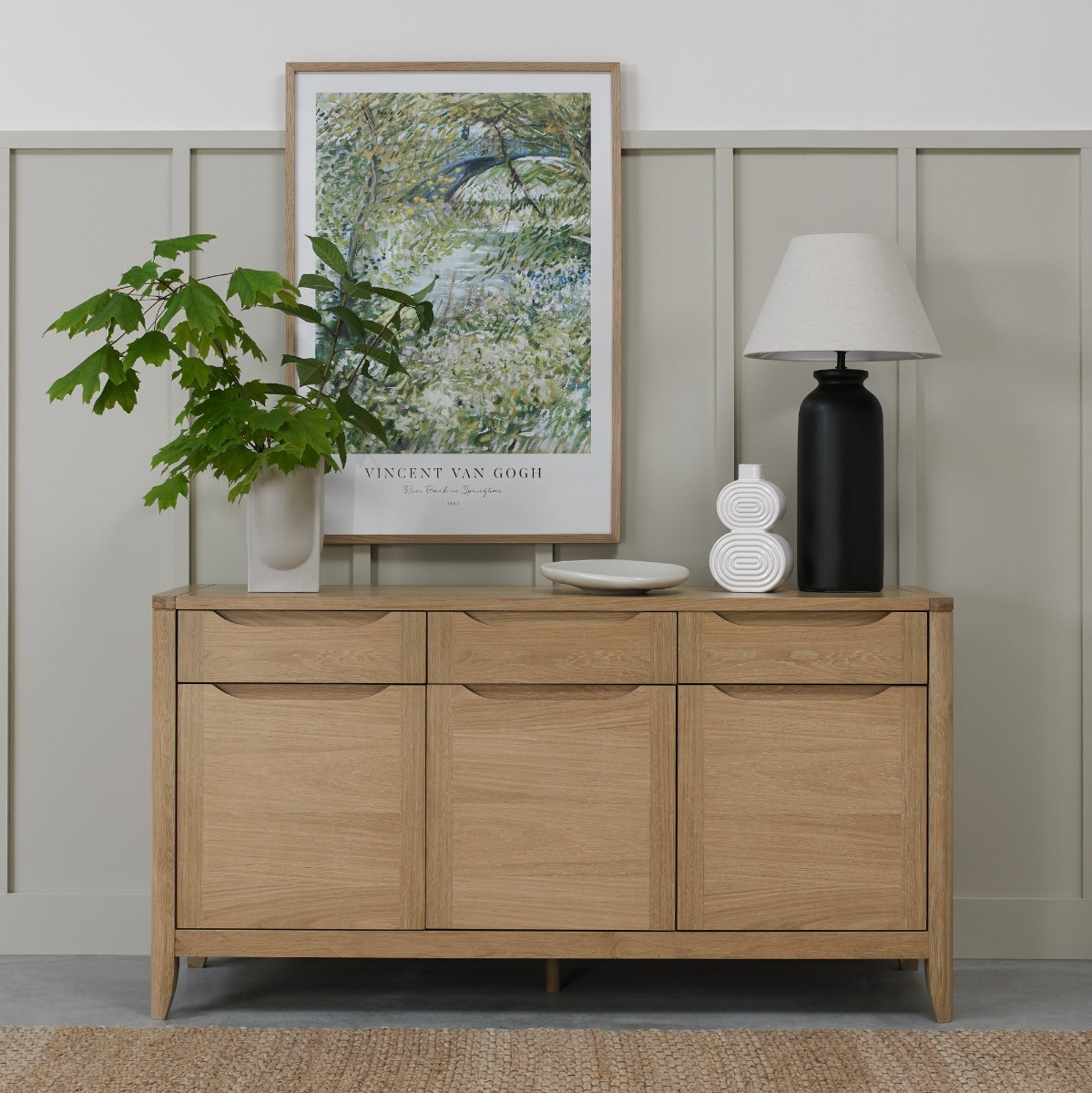Chester Oak Wide Sideboard by Bentley Designs | Style Our Home