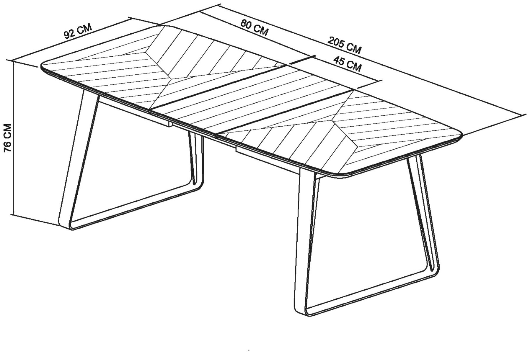 Emerson Weathered Oak & Peppercorn 4-6 Seater Extension Dining Table by Bentley Designs | Style Our Home
