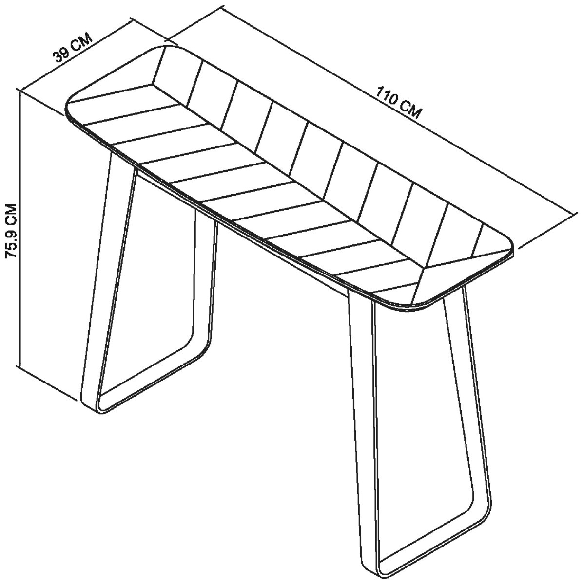 Emerson Weathered Oak & Peppercorn Console Table by Bentley Designs | Style Our Home
