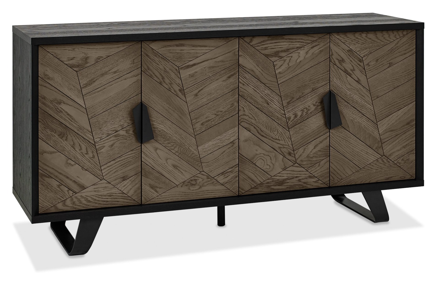 Emerson Weathered Oak & Peppercorn Wide Sideboard by Bentley Designs | Style Our Home
