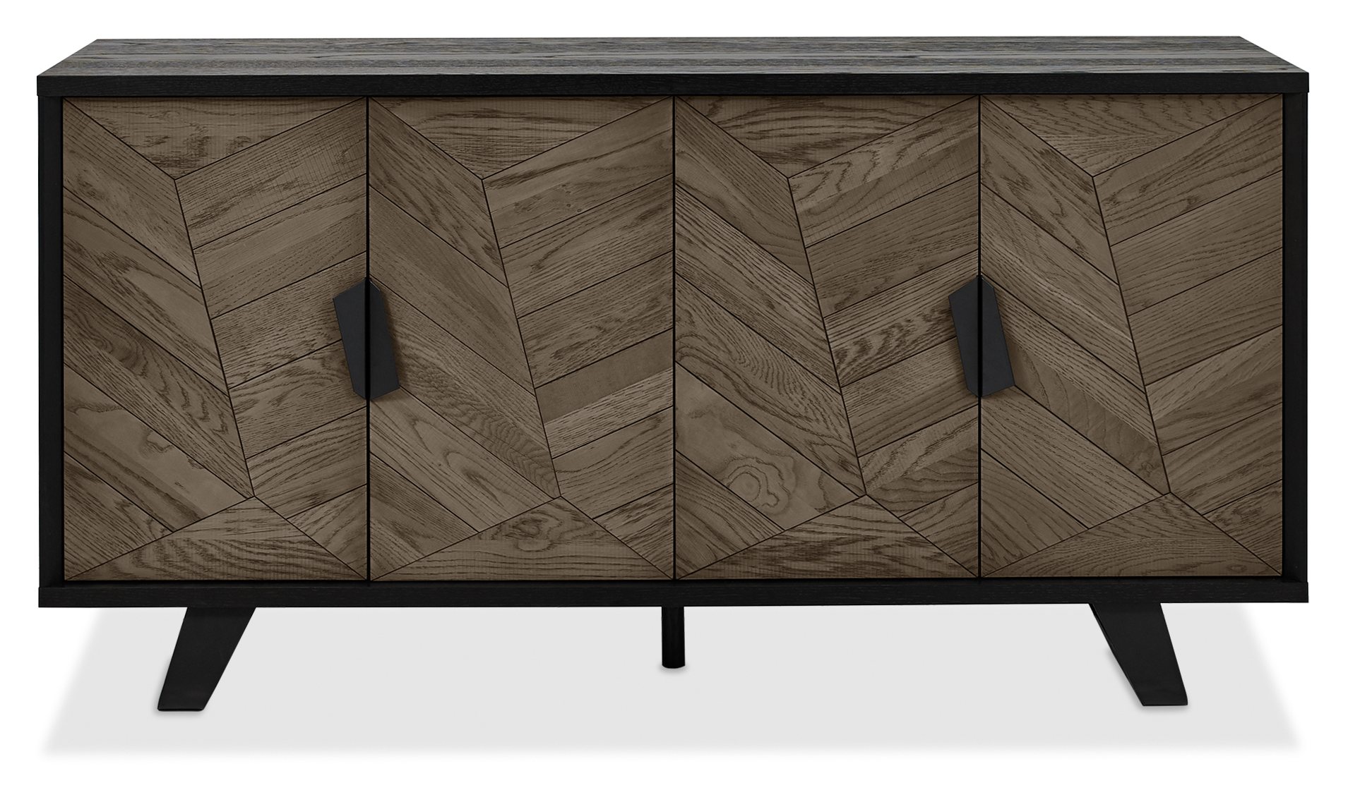 Emerson Weathered Oak & Peppercorn Wide Sideboard by Bentley Designs | Style Our Home
